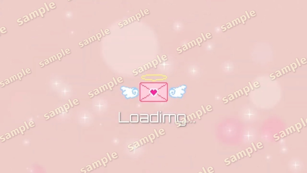 【Vtuber/配信者向け/配信素材】 待機画面/OP/可愛い