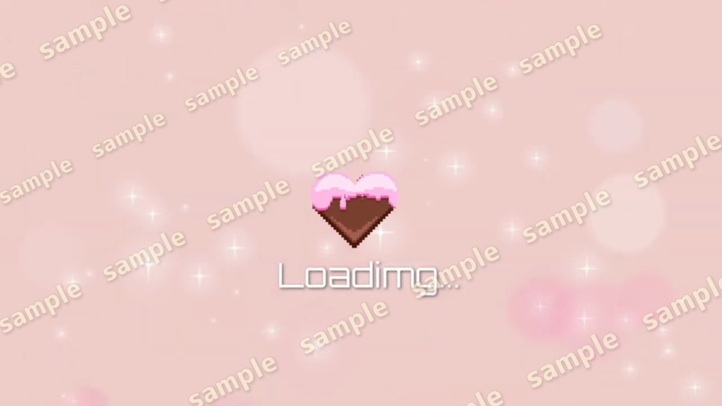 【Vtuber/配信者向け/配信素材】 待機画面/OP/可愛い