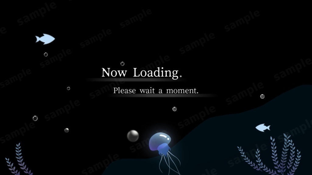 【Vtuber/配信者向け/配信素材】 待機画面/OP 海