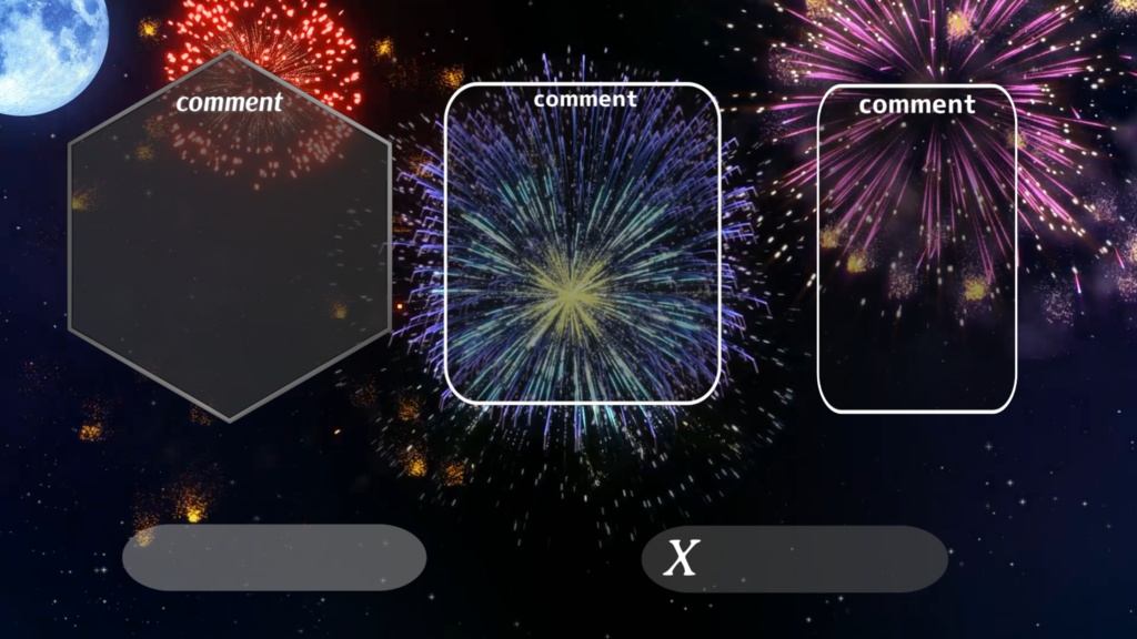 【Vtuber/配信者向け/配信素材】 花火配信素材/配信画面/雑談画面