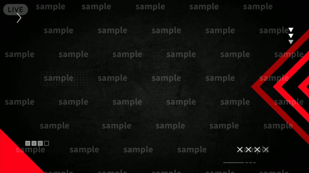 【配信者/Vtuber用】カスタム式 配信画面 ゲーム/雑談画面