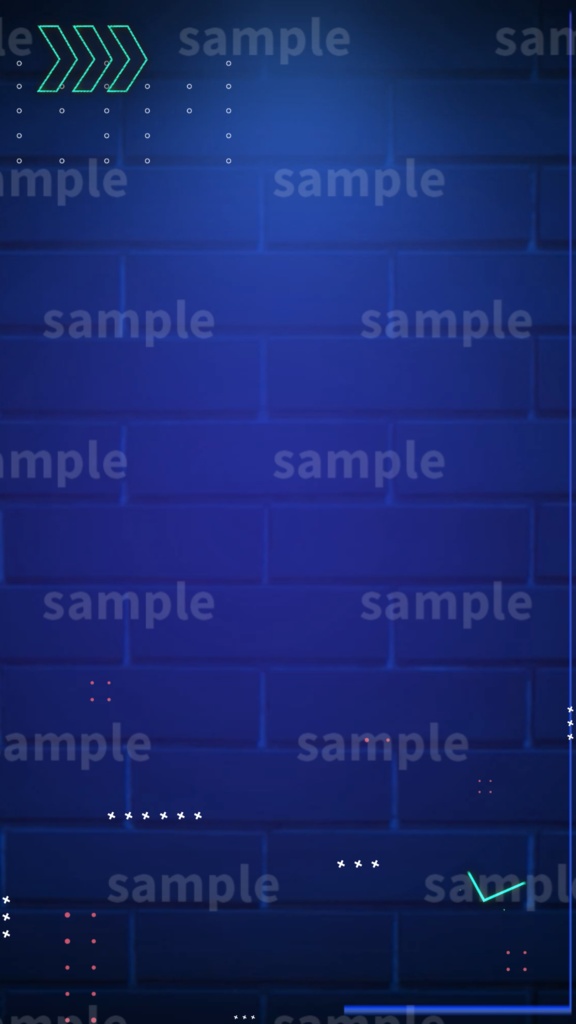 【縦型配信素材/Vtuber/配信者向け/配信素材】 雑談配信画面/ネオン