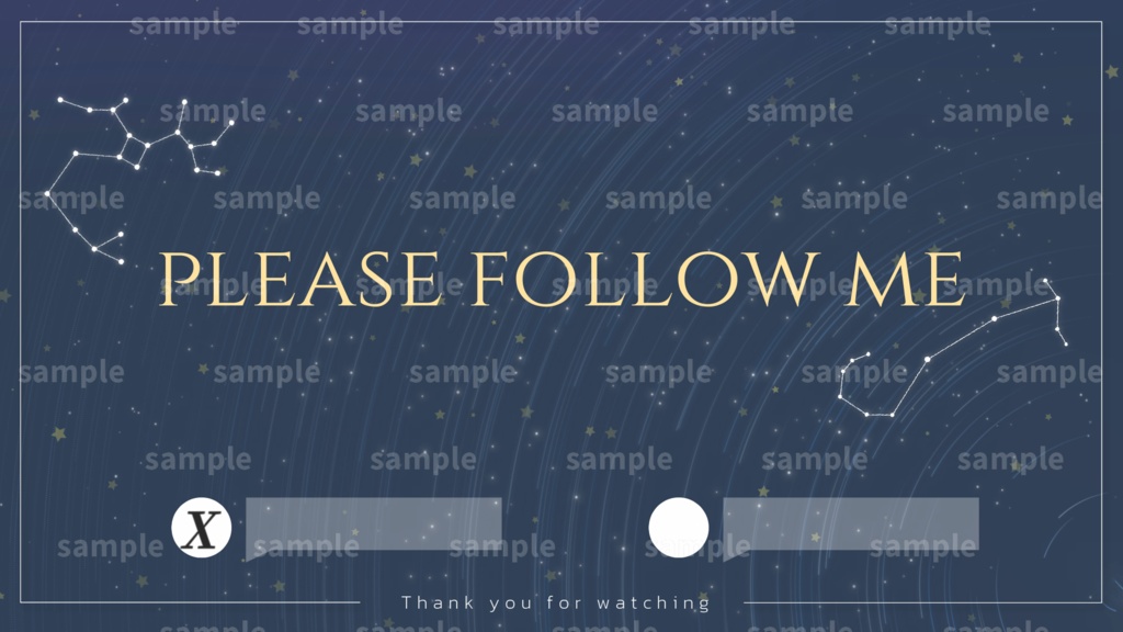 配信エンディング/ED 【Vtuber/配信者向け/配信素材】