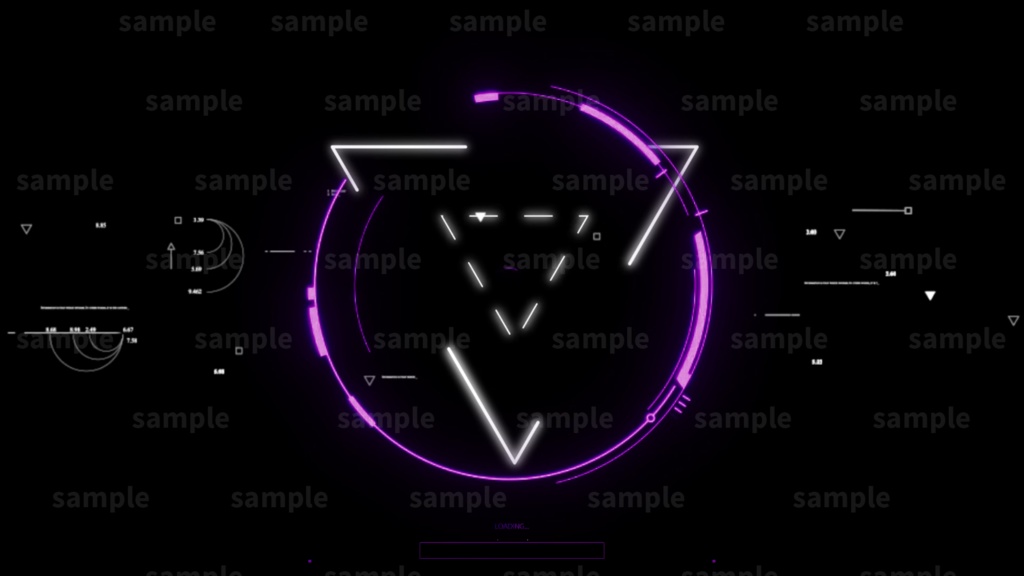 【Vtuber/配信者向け/配信素材】配信OP・待機画面 色違い4色有