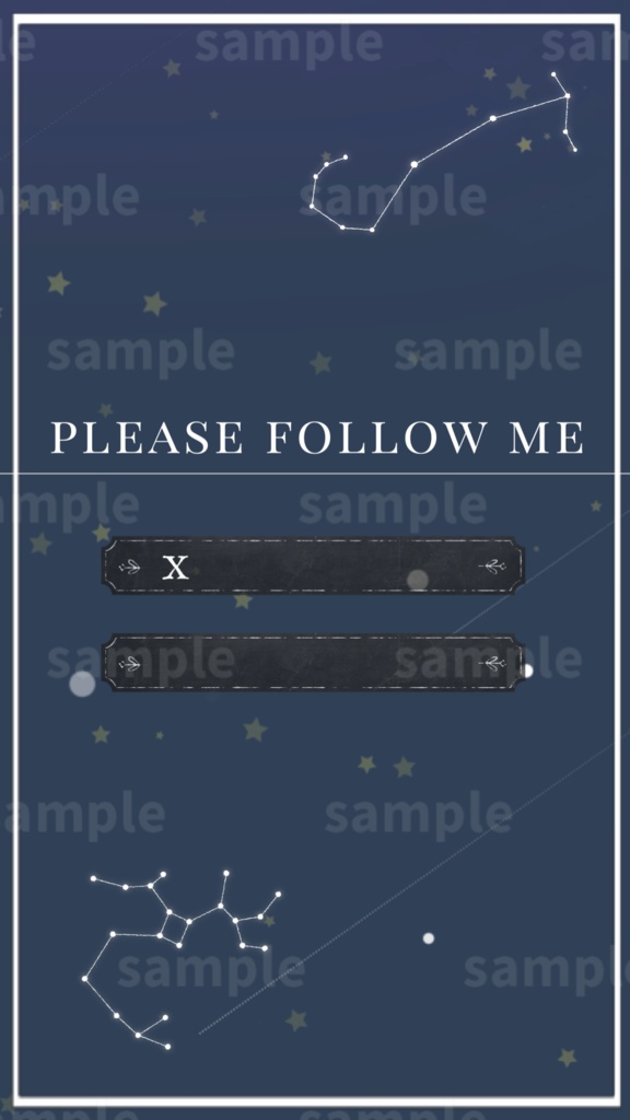 【縦型配信素材/Vtuber/配信者向け/配信素材】 エンディング/ED