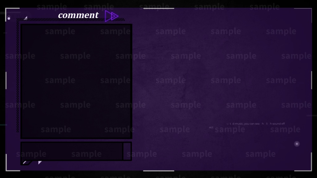 【Vtuber/配信者向け/配信素材】雑談画面