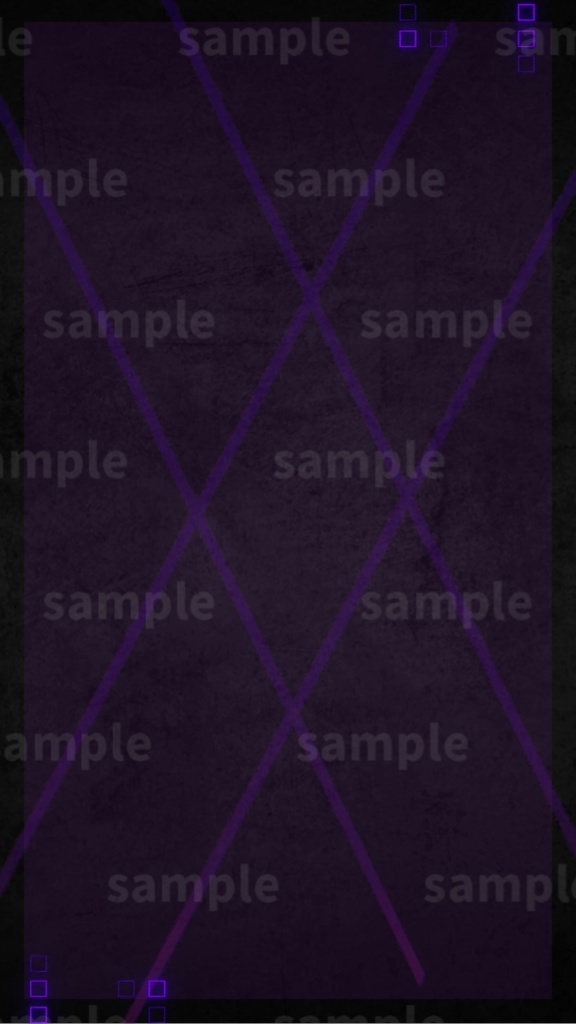 【縦型配信素材/Vtuber/配信者向け/配信素材】雑談・ゲーム配信画面/紫