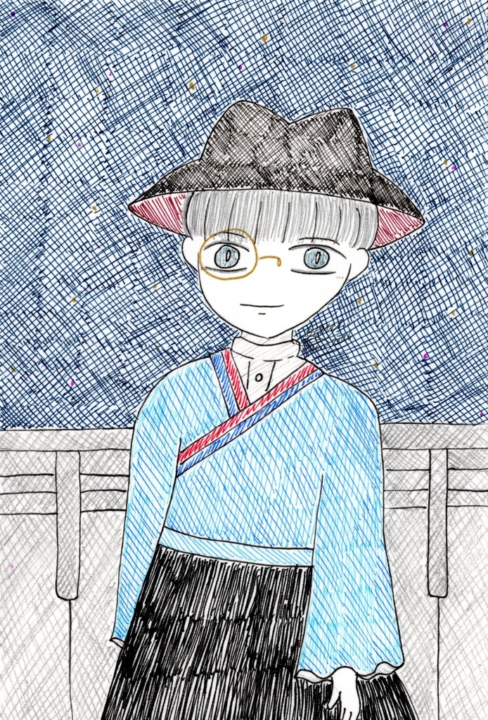 「またここで星を見よう」　アナログ原画