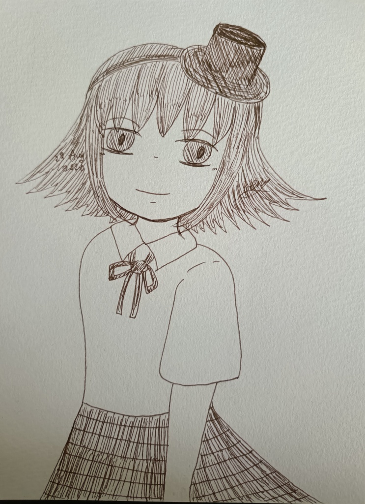 ヒナさん アナログ原画