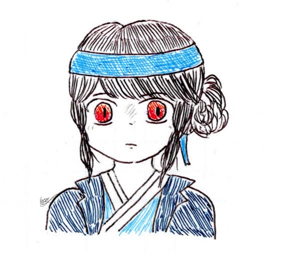 東ざいちゃん　手描きシール