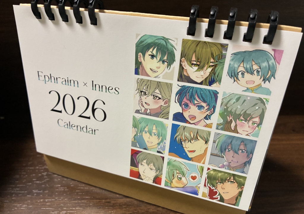 エフヒー2026年卓上カレンダー