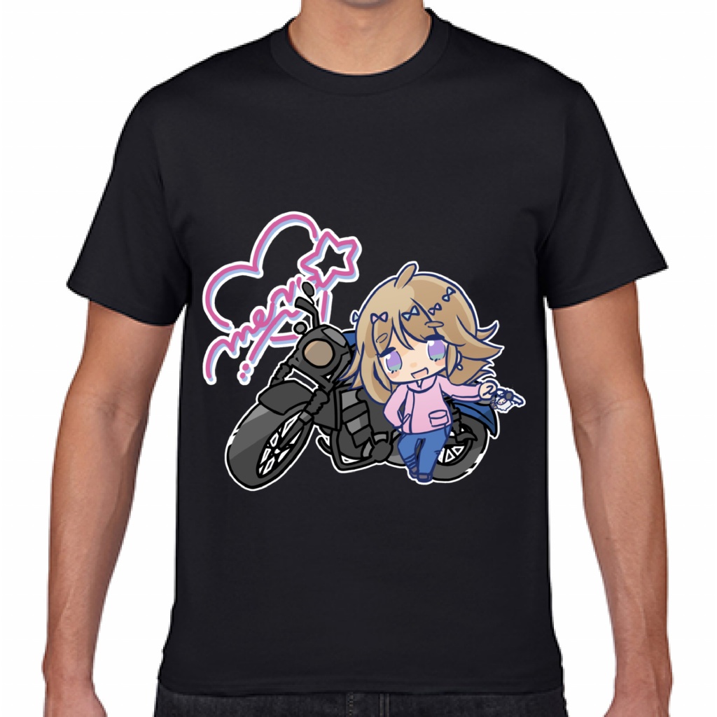 【受注生産】こういう風に納車したいめりのTシャツ黒！！