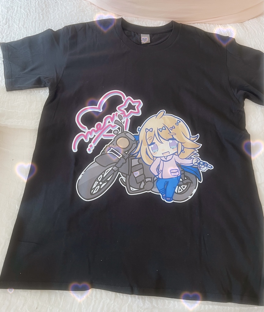 【受注生産】こういう風に納車したいめりのTシャツ黒!!