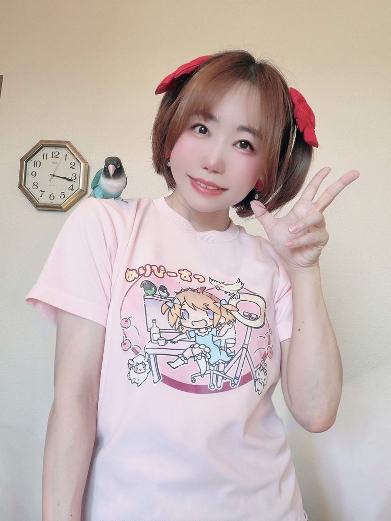 めりのON LIVE!Tシャツ(ピンク/受注生産)