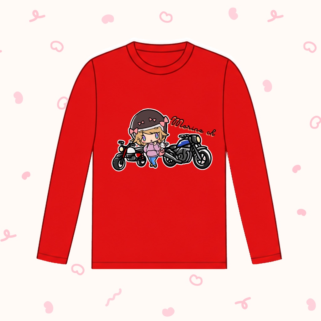 ブルーミィ❤サリュ❤めりぴロンT(赤だよ❤️受注生産)