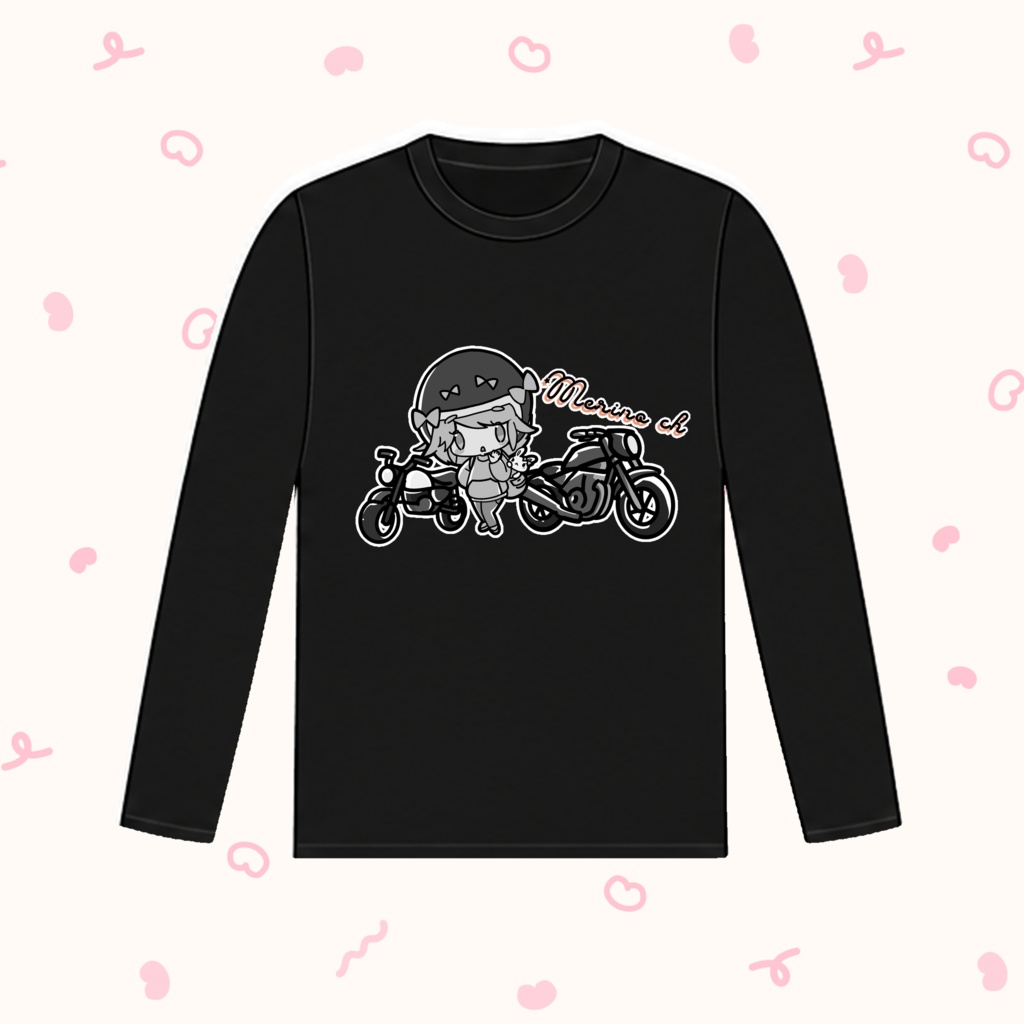 ブルーミィ❤サリュ❤めりぴロンT（黒だよ♥受注生産）