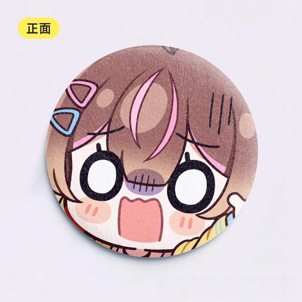 【名古屋カフェ事後通販🎀】ふわふわ缶バッジ