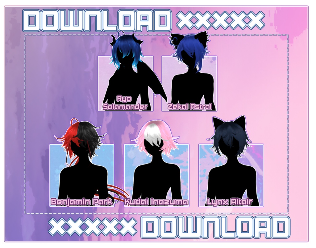 MMD // Hair Pack 3# DOWNLOAD // P2U //