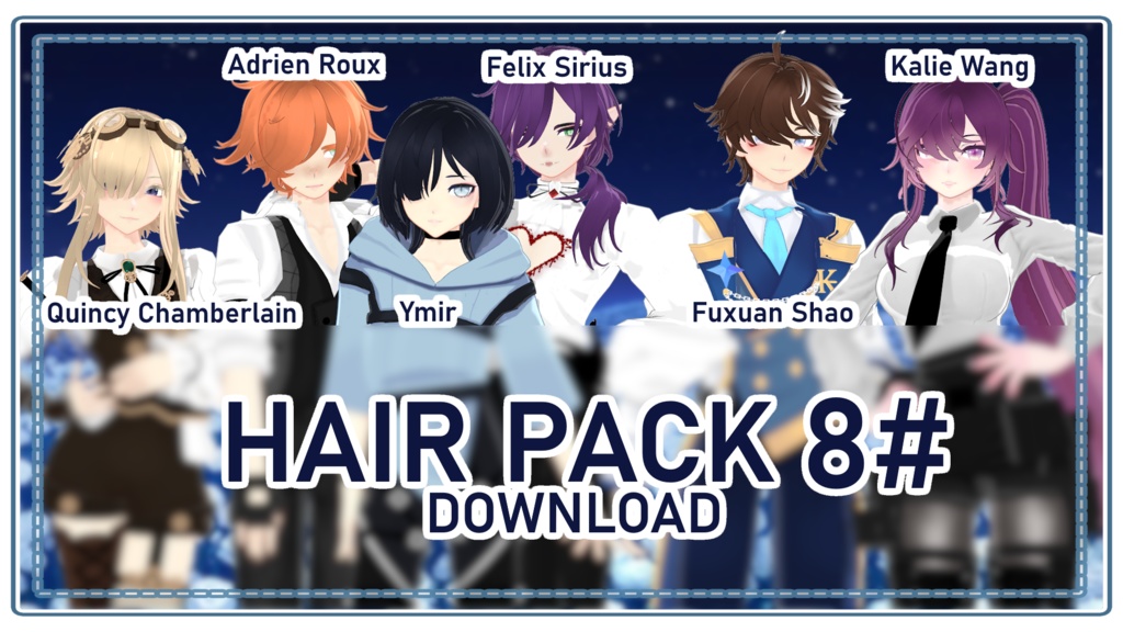 MMD // Hair Pack 8# DOWNLOAD // P2U