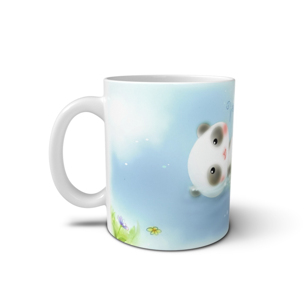 ぱんだきのこちゃん マグカップ ぷかぷかうくのもたのしいです♪