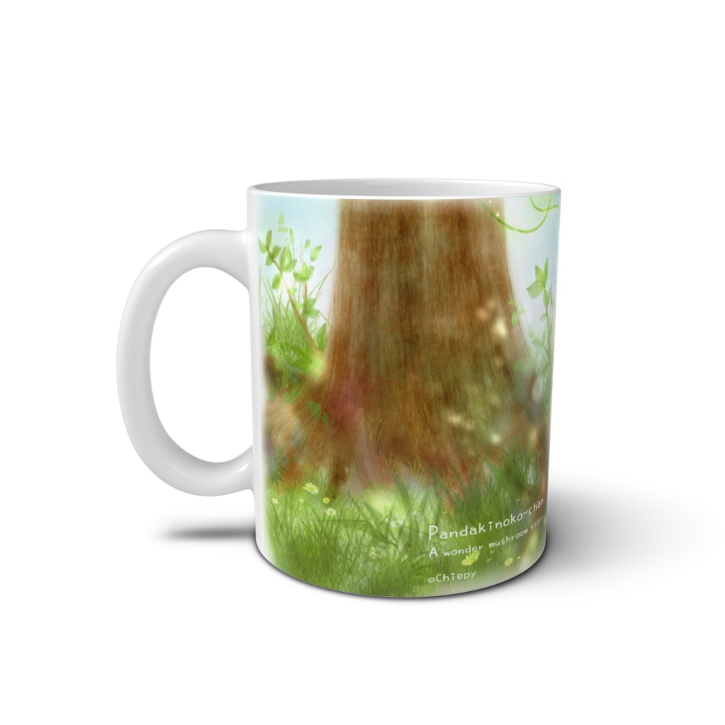 ぱんだきのこちゃん マグカップ ん?かっぱさん?