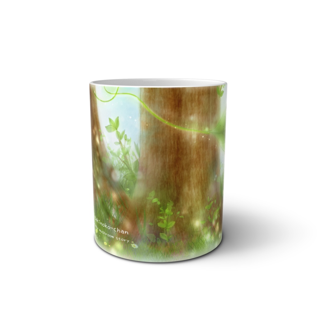 ぱんだきのこちゃん マグカップ ん?かっぱさん?