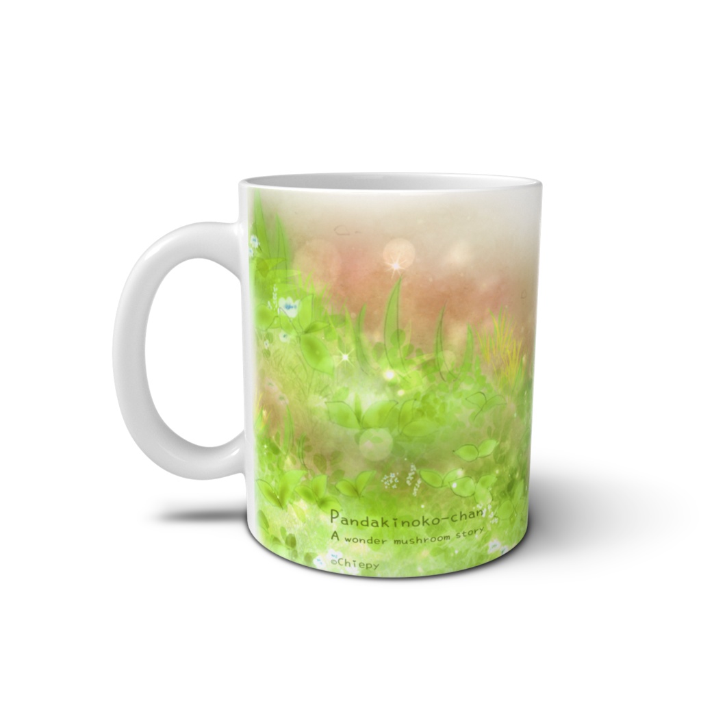 ぱんだきのこちゃん マグカップ おさんぽ♪
