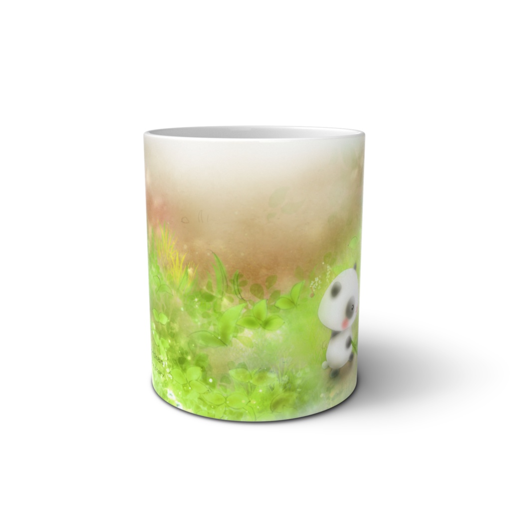 ぱんだきのこちゃん マグカップ おさんぽ♪