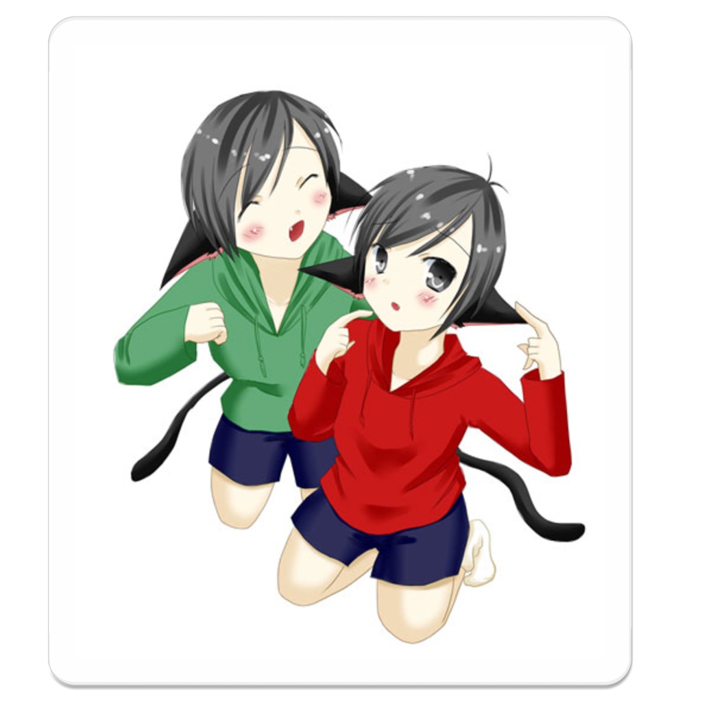 にゃんにゃん速度松アクリルキーホルダー