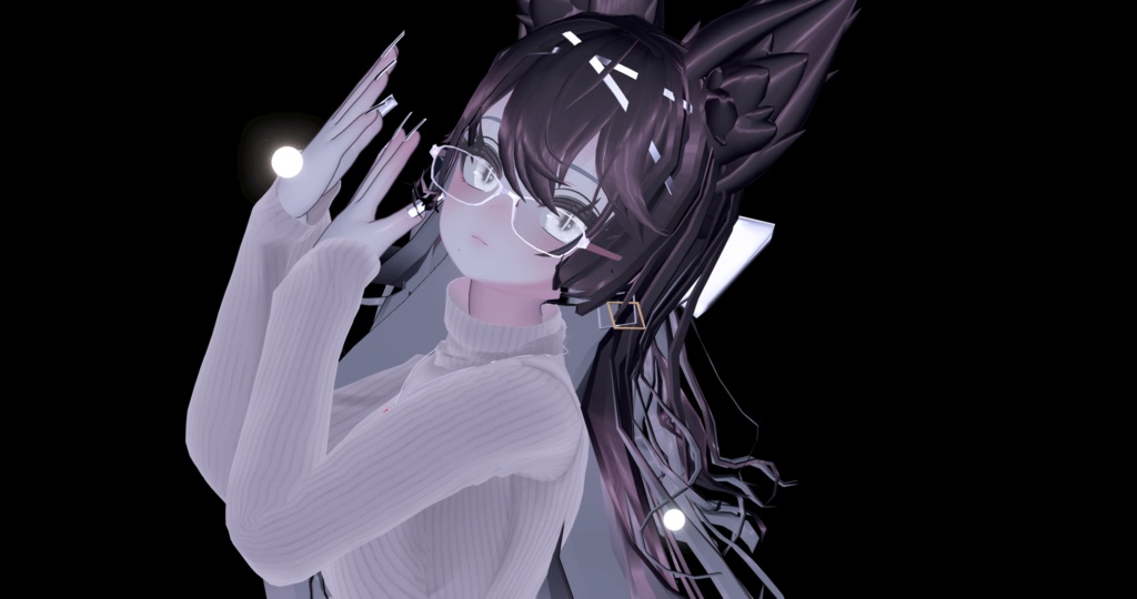 雪片目玉テクスチャー (Snowflake Eye Tex)