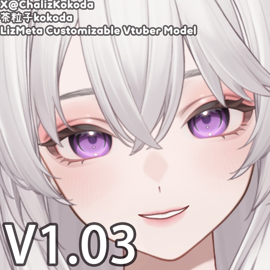 【JP/KR/EN/RU/CN】LizMeta Customizable Vtuber Model（1.03）