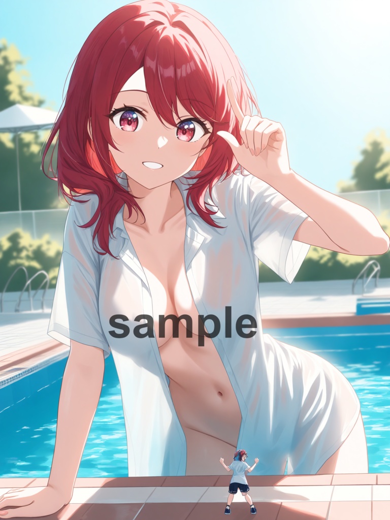 赤髪アイドル風美少女パックVol.1