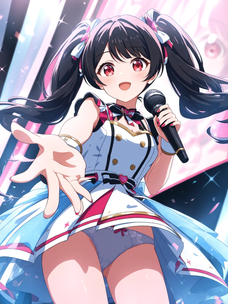 黒髪ツインテールアイドル風美少女パックVol.1