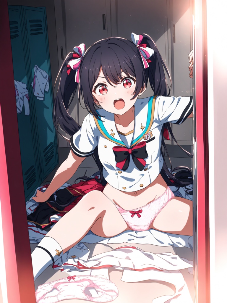 黒髪ツインテールアイドル風美少女パックVol.1