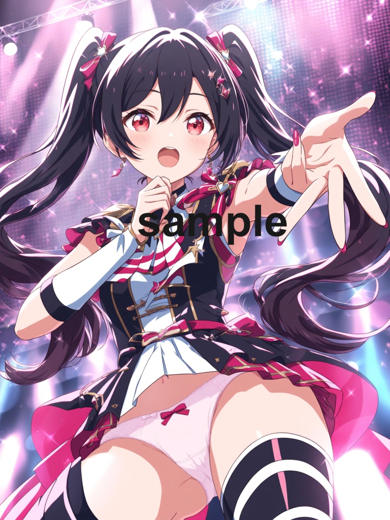 黒髪ツインテールアイドル風美少女パックVol.1