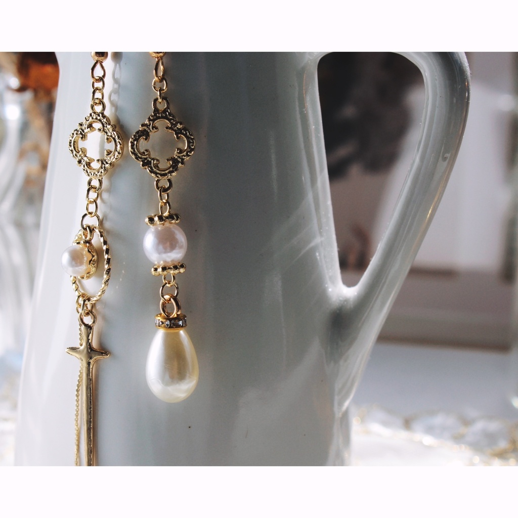 【おまけ付き】マオ誕生日記念モチーフピアス/イヤリング【探偵事務所桃源郷】