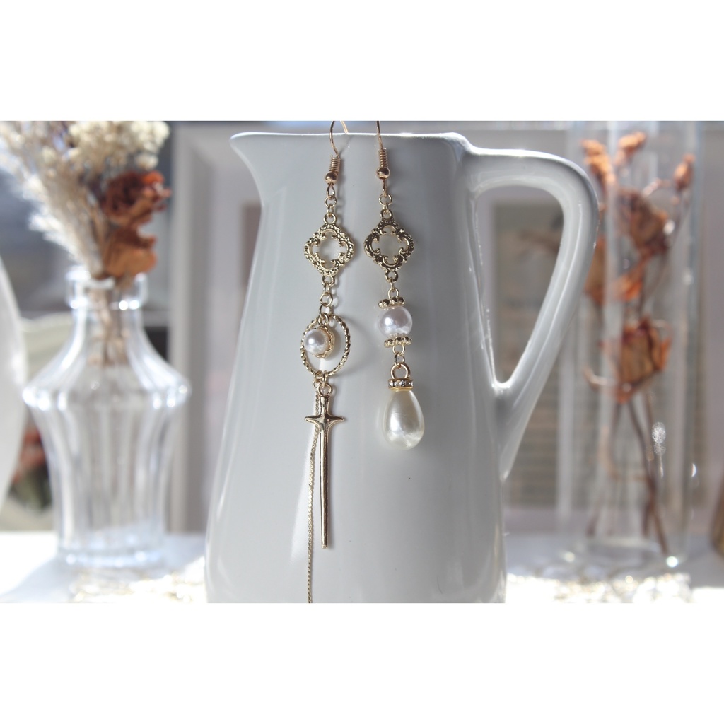 【おまけ付き】マオ誕生日記念モチーフピアス/イヤリング【探偵事務所桃源郷】