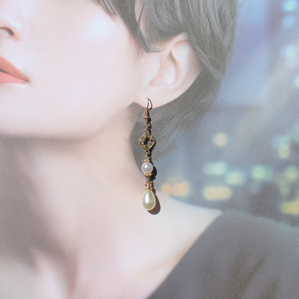 【おまけ付き】マオ誕生日記念モチーフピアス/イヤリング【探偵事務所桃源郷】