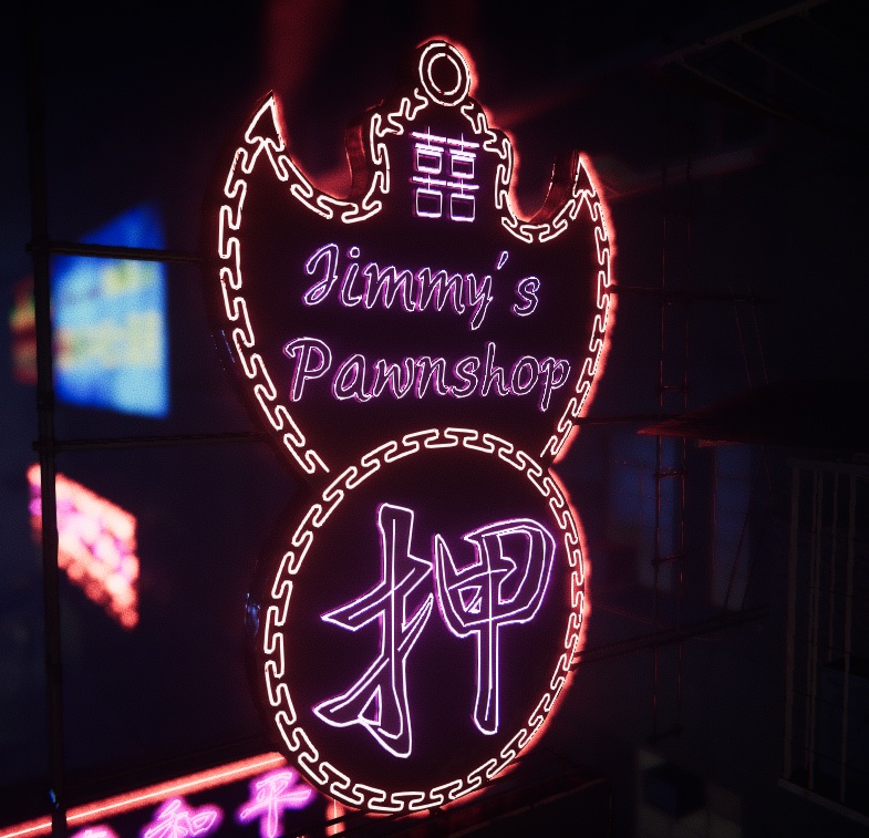 アクリルキーホルダー【ジミー質店・夜】