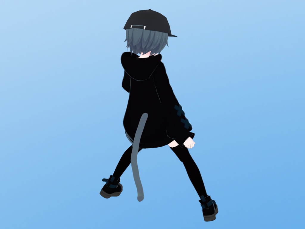 【想定:VRChat】CCWキャップ(帽子) ~ ラスクちゃん size ~ 2色3パターン