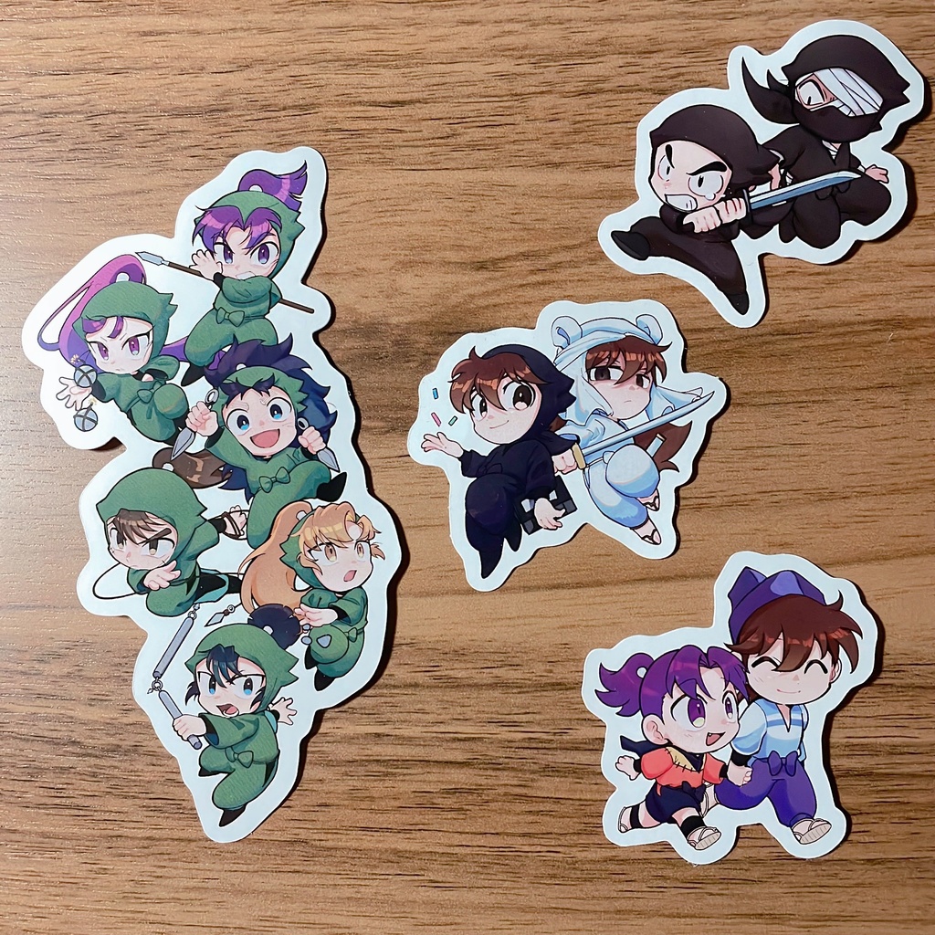 忍たま｜ステッカーセット(ポストカード付き)