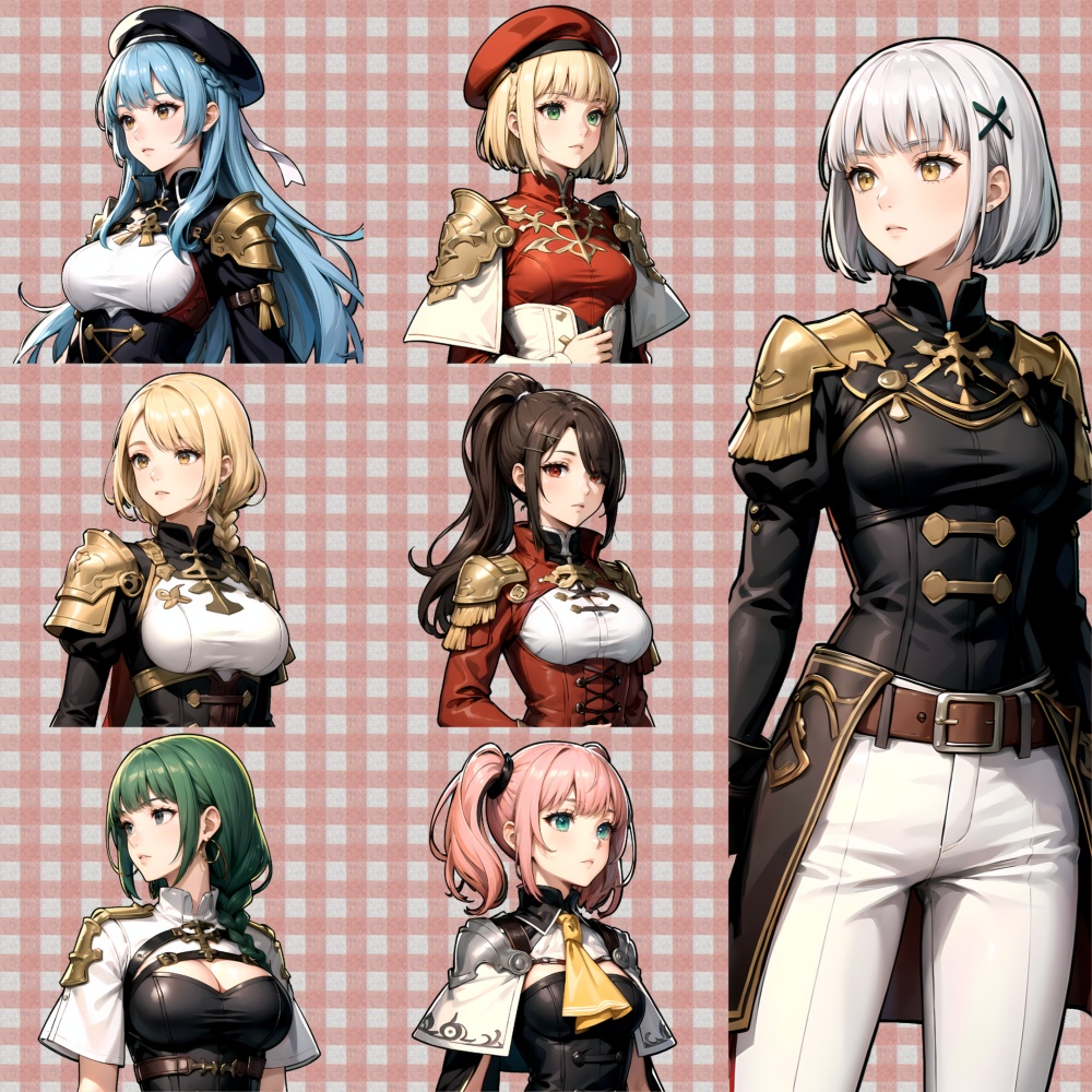 【TRPG/ゲーム/素材】立ち絵‗女性貴族 vol.1