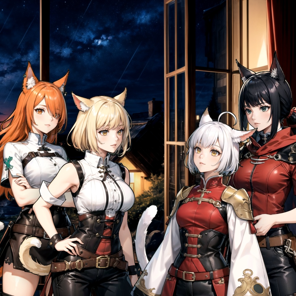 TRPG/ゲーム/素材】立ち絵‗猫耳冒険者 vol.1