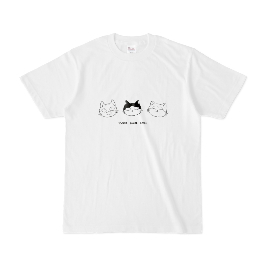 three home cats Tシャツ