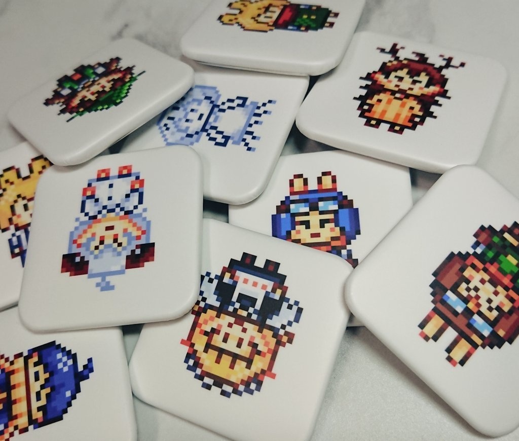 箱ラピドットスクエア缶バッジ