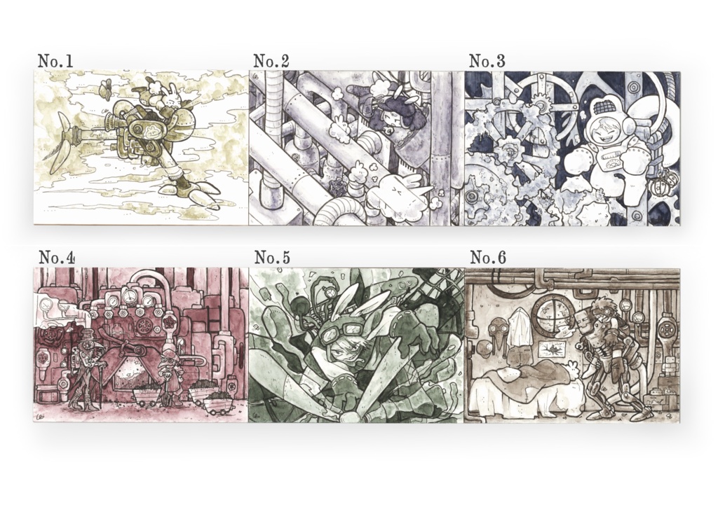 ATC原画(No.3No.5在庫なし)