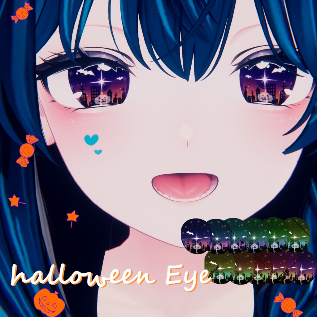 【Shinano】HalloweenEyeTexture