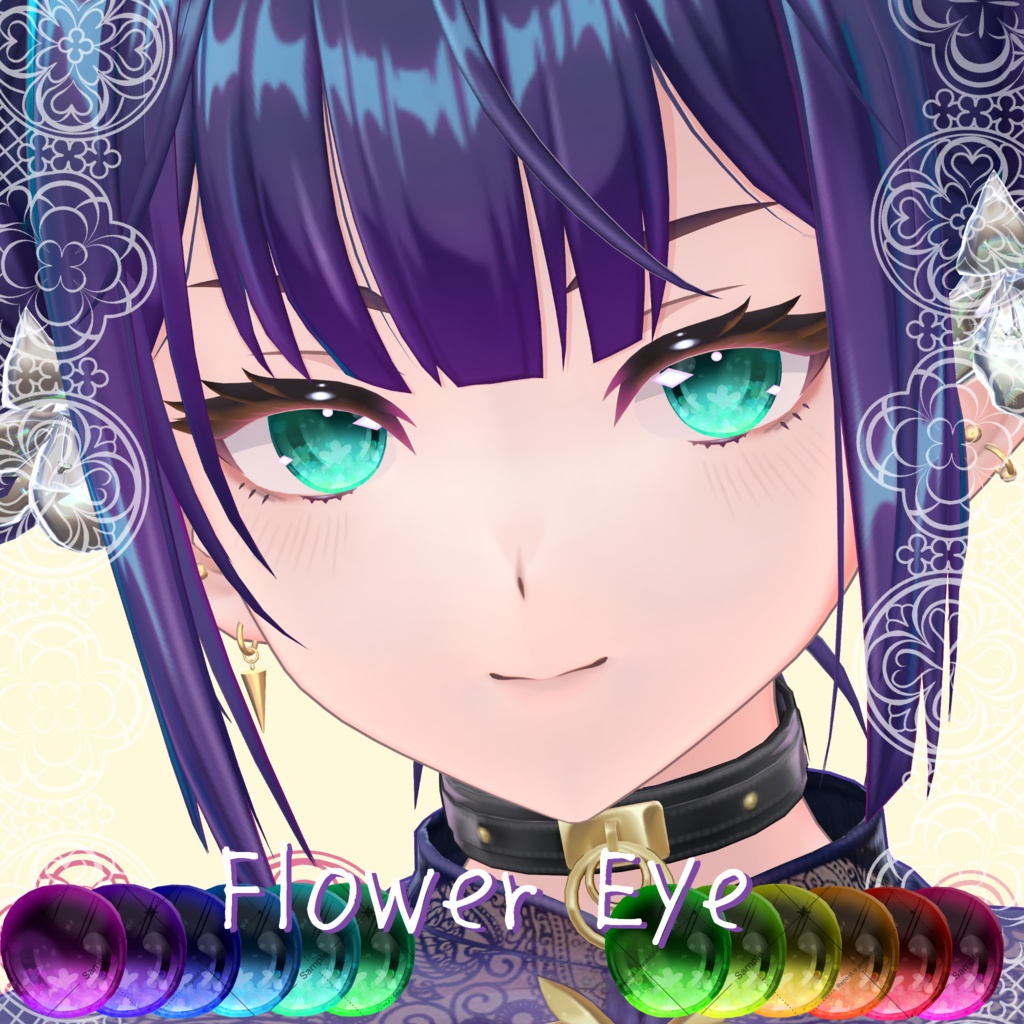 【クマリ対応!】ふらわーEyeTexture【18 Avatar】
