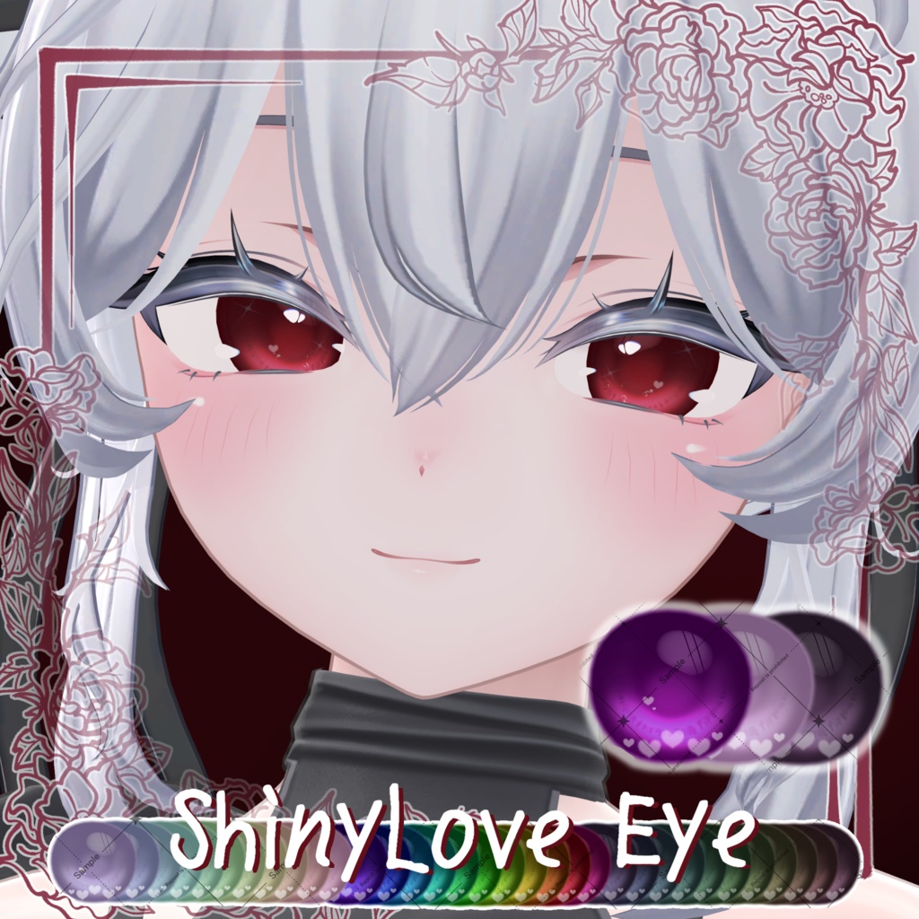 【クマリ対応!】36 Color🤍らぶつやEyeTexture【20 Avatar】