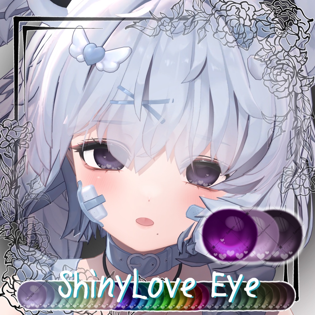 【クマリ対応！】36 Color🤍らぶつやEyeTexture【20 Avatar】